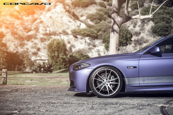 BMW F10 Matte Purple on CW-S5 Done by DBX