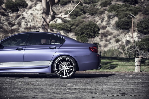 BMW F10 Matte Purple on CW-S5 Done by DBX